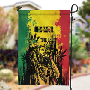 Legend Bob Personalized Garden Flag Reggae Grunge