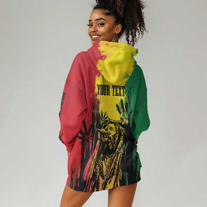 Legend Bob Personalized Hoodie Dress Reggae Grunge