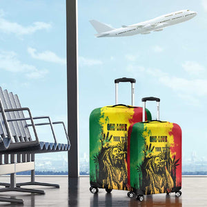 Legend Bob Personalized Luggage Cover Reggae Grunge