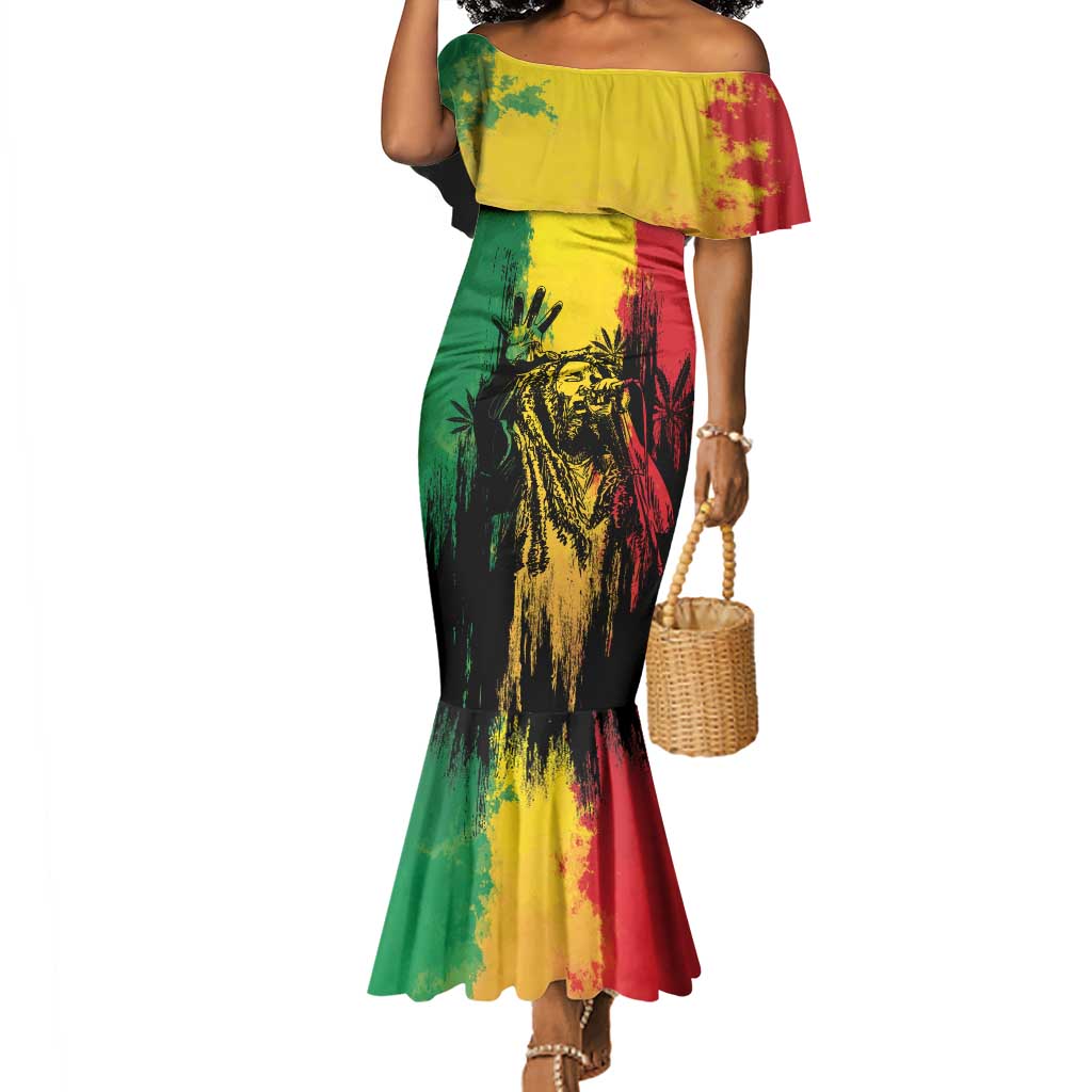 Legend Bob Personalized Mermaid Dress Reggae Grunge