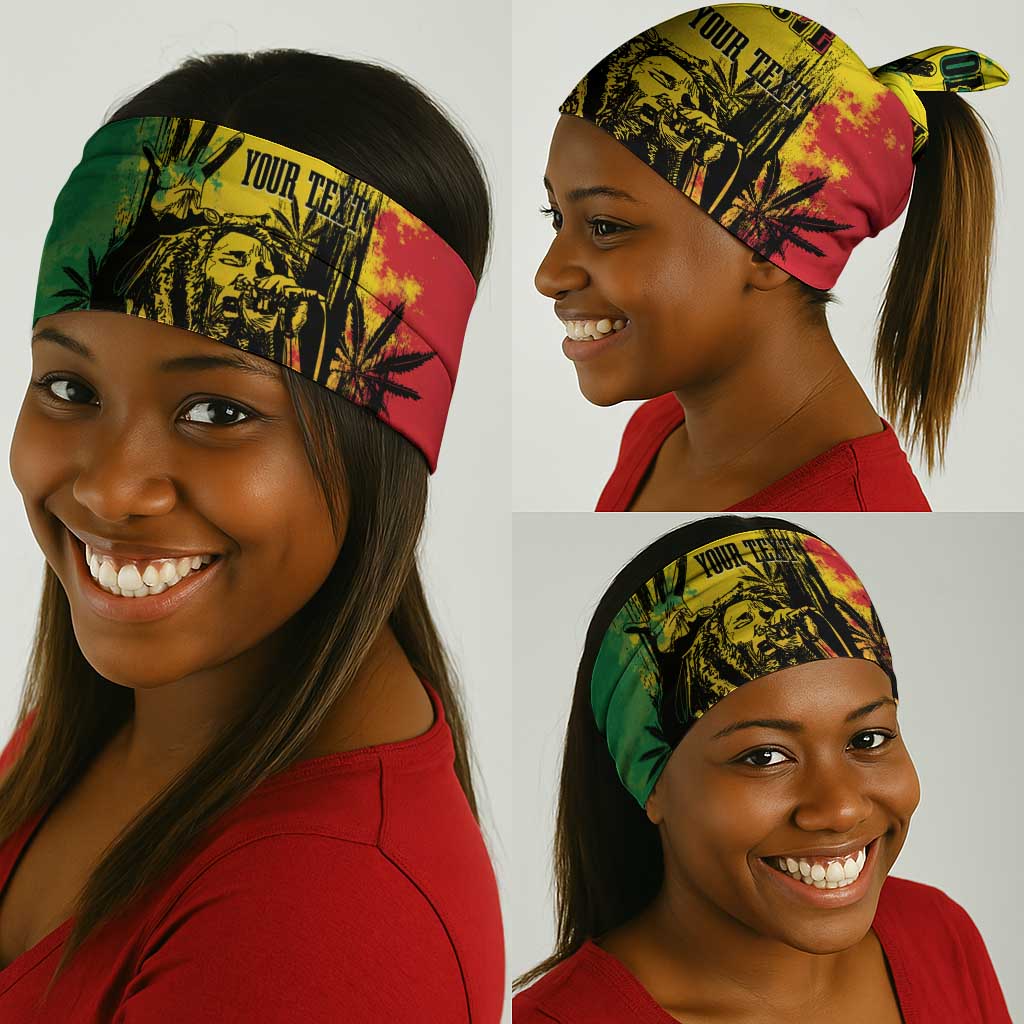 Legend Bob Personalized Neck Gaiter Reggae Grunge LT7