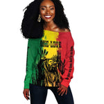 Legend Bob Personalized Off Shoulder Sweater Reggae Grunge