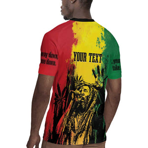 Legend Bob Personalized Rugby Jersey Reggae Grunge