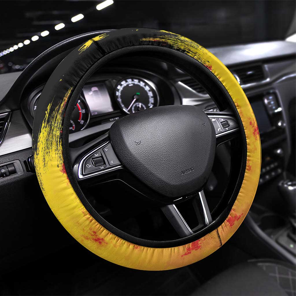 Legend Bob Steering Wheel Cover Reggae Grunge