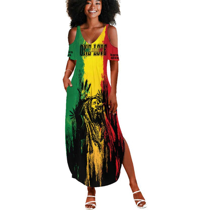 Legend Bob Personalized Summer Maxi Dress Reggae Grunge