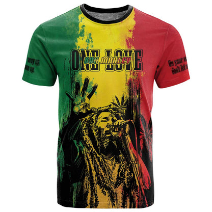 Legend Bob Personalized T shirt Reggae Grunge