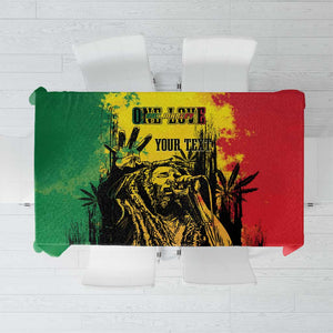 Legend Bob Personalized Tablecloth Reggae Grunge