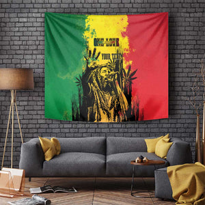 Legend Bob Personalized Tapestry Reggae Grunge