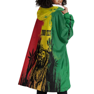 Legend Bob Personalized Wearable Blanket Hoodie Reggae Grunge