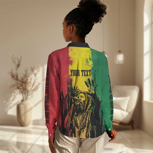 Legend Bob Personalized Women Casual Shirt Reggae Grunge