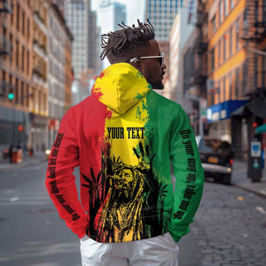 Legend Bob Personalized Zip Hoodie Reggae Grunge