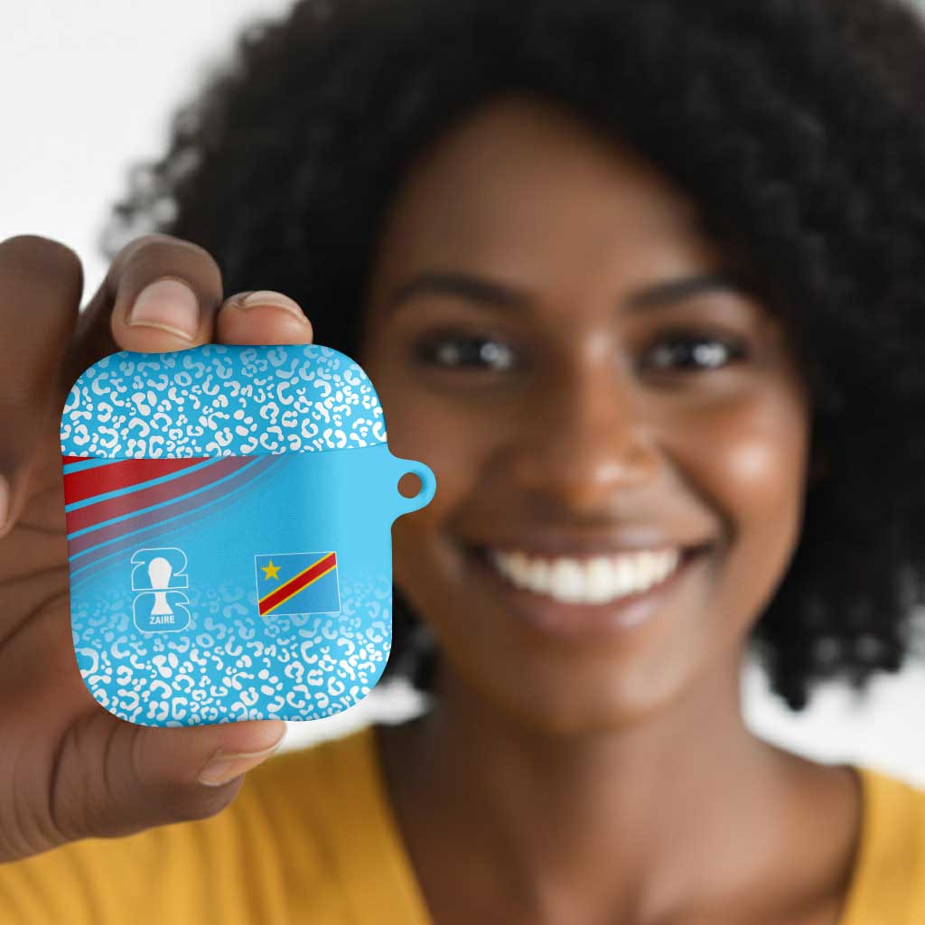DR Congo WC2026 Guernsey Leopard Inspired AirPods Case