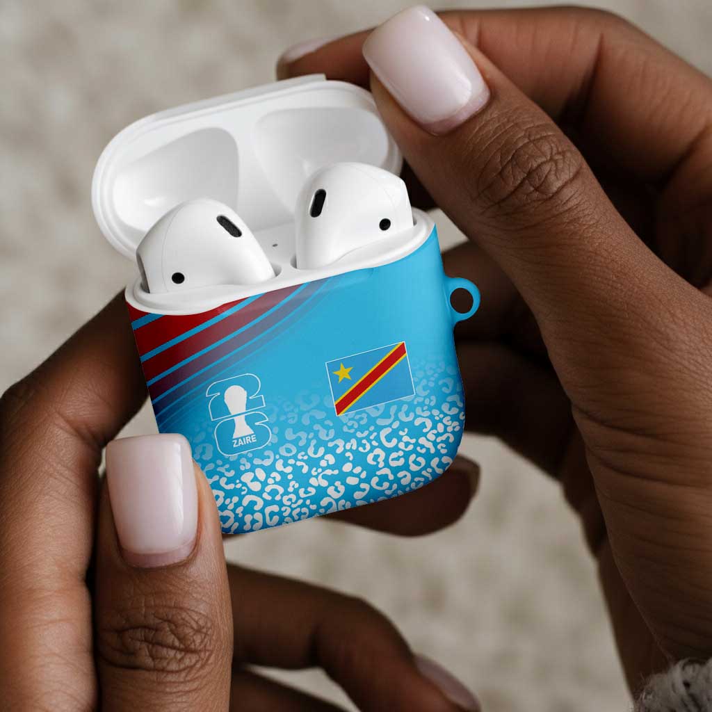 DR Congo WC2026 Guernsey Leopard Inspired AirPods Case