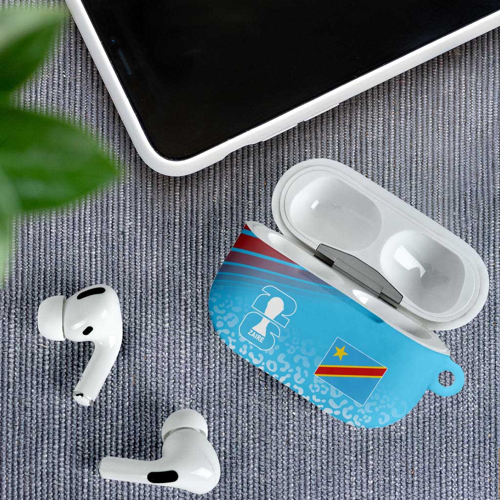 DR Congo WC2026 Guernsey Leopard Inspired AirPods Case