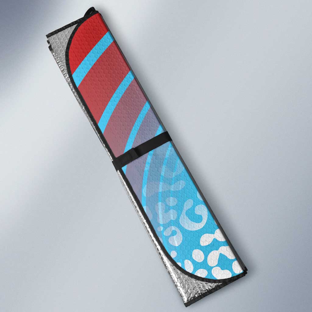 DR Congo WC2026 Guernsey Leopard Inspired Auto Sun Shade