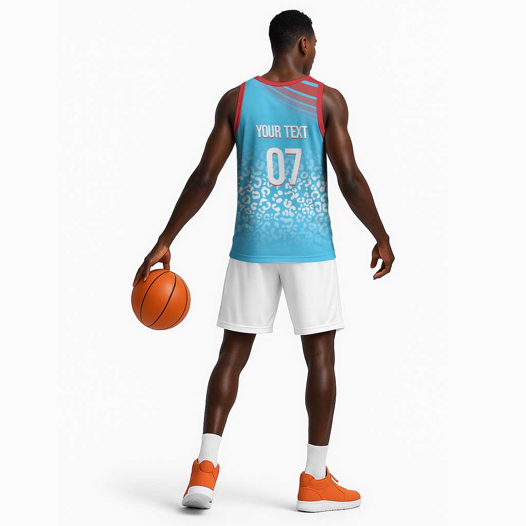 DR Congo WC2026 Custom Guernsey Leopard Inspired Basketball Jersey