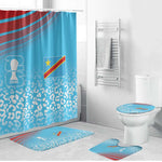 DR Congo WC2026 Guernsey Leopard Inspired Bathroom Set