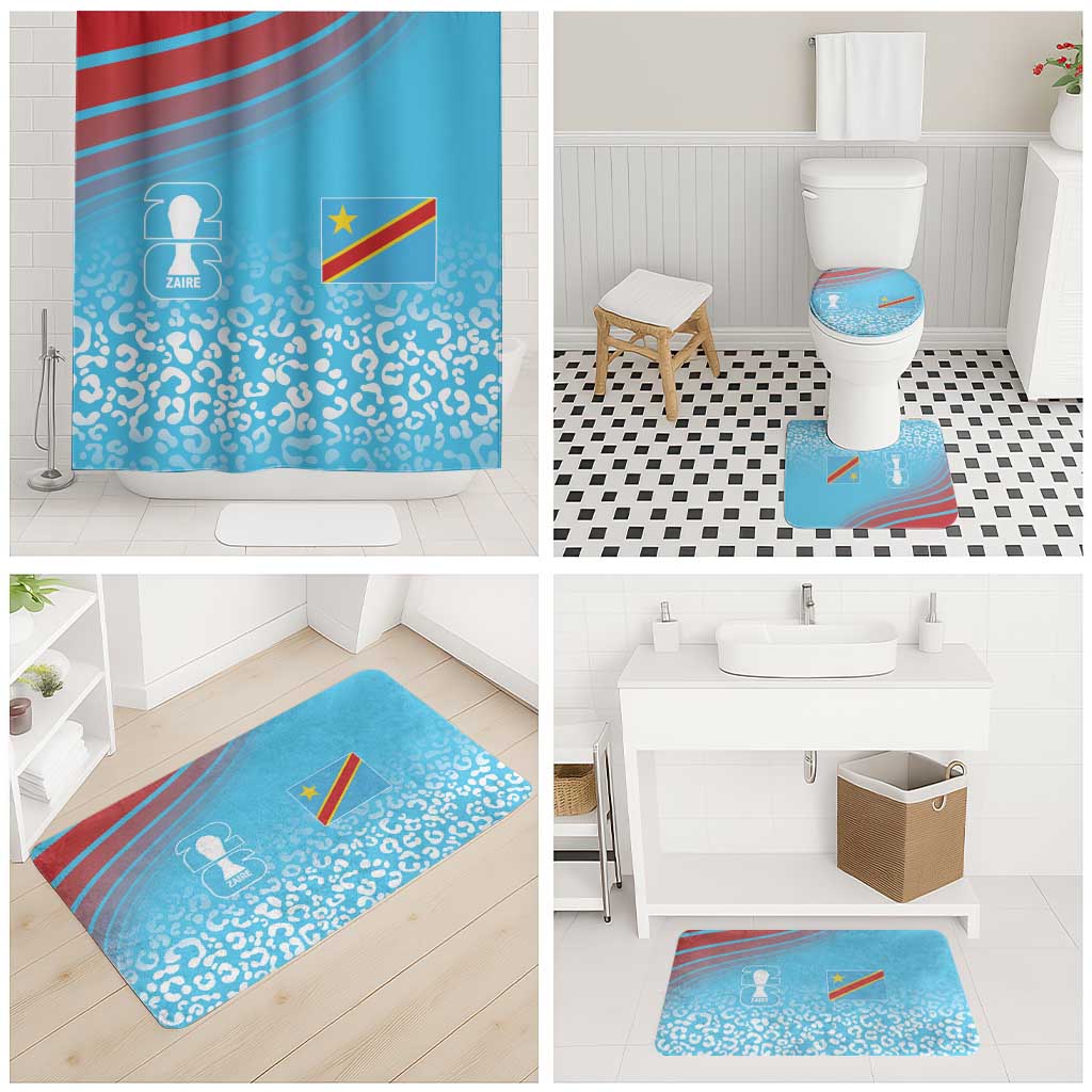 DR Congo WC2026 Guernsey Leopard Inspired Bathroom Set