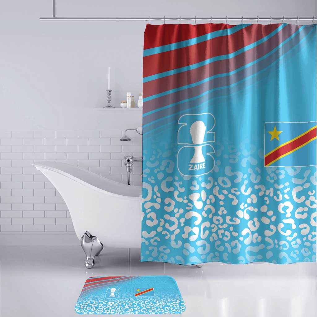 DR Congo WC2026 Guernsey Leopard Inspired Bathroom Set