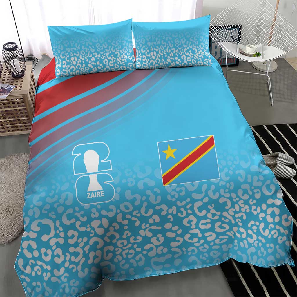 DR Congo WC2026 Guernsey Leopard Inspired Bedding Set