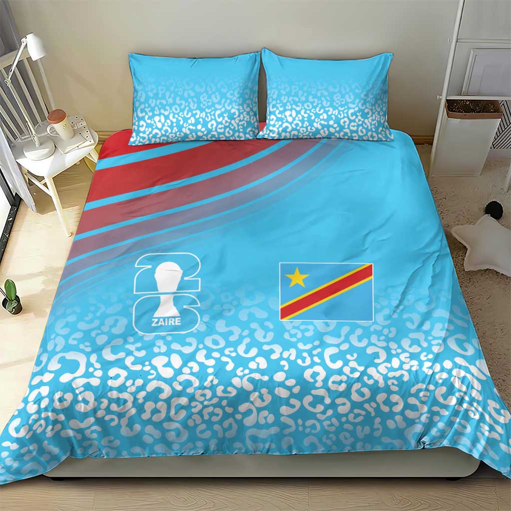 DR Congo WC2026 Guernsey Leopard Inspired Bedding Set