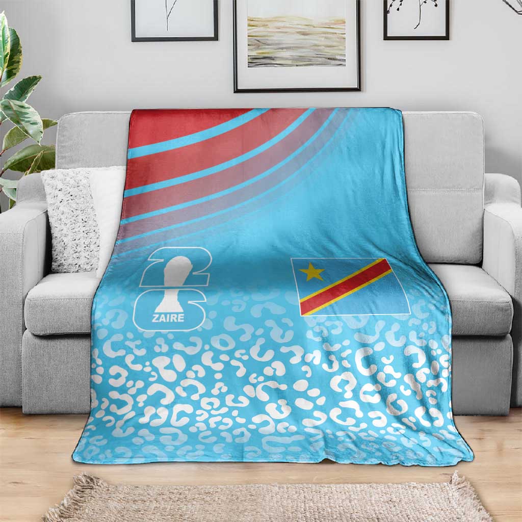 DR Congo WC2026 Guernsey Leopard Inspired Blanket