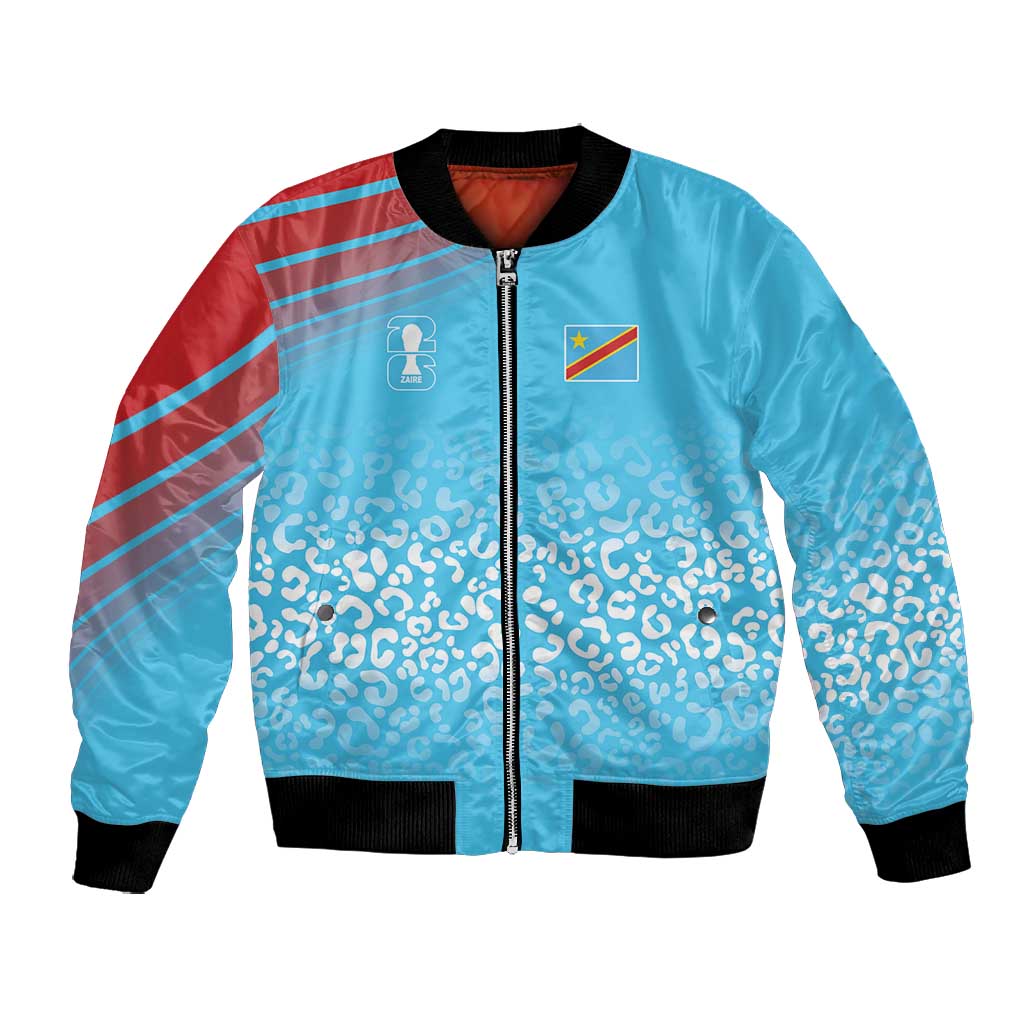 DR Congo WC2026 Custom Guernsey Leopard Inspired Bomber Jacket