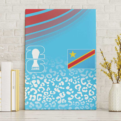 DR Congo WC2026 Guernsey Leopard Inspired Canvas Wall Art