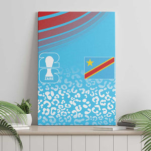 DR Congo WC2026 Guernsey Leopard Inspired Canvas Wall Art