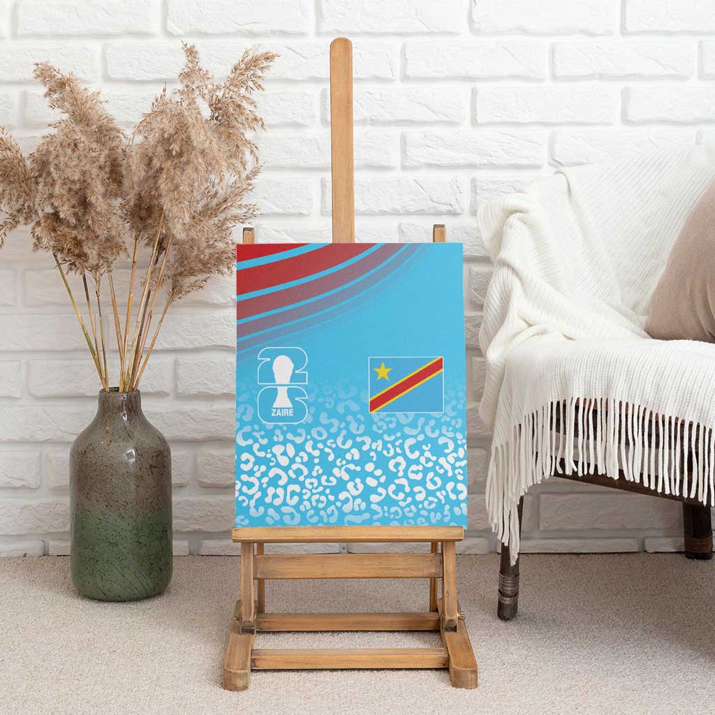 DR Congo WC2026 Guernsey Leopard Inspired Canvas Wall Art
