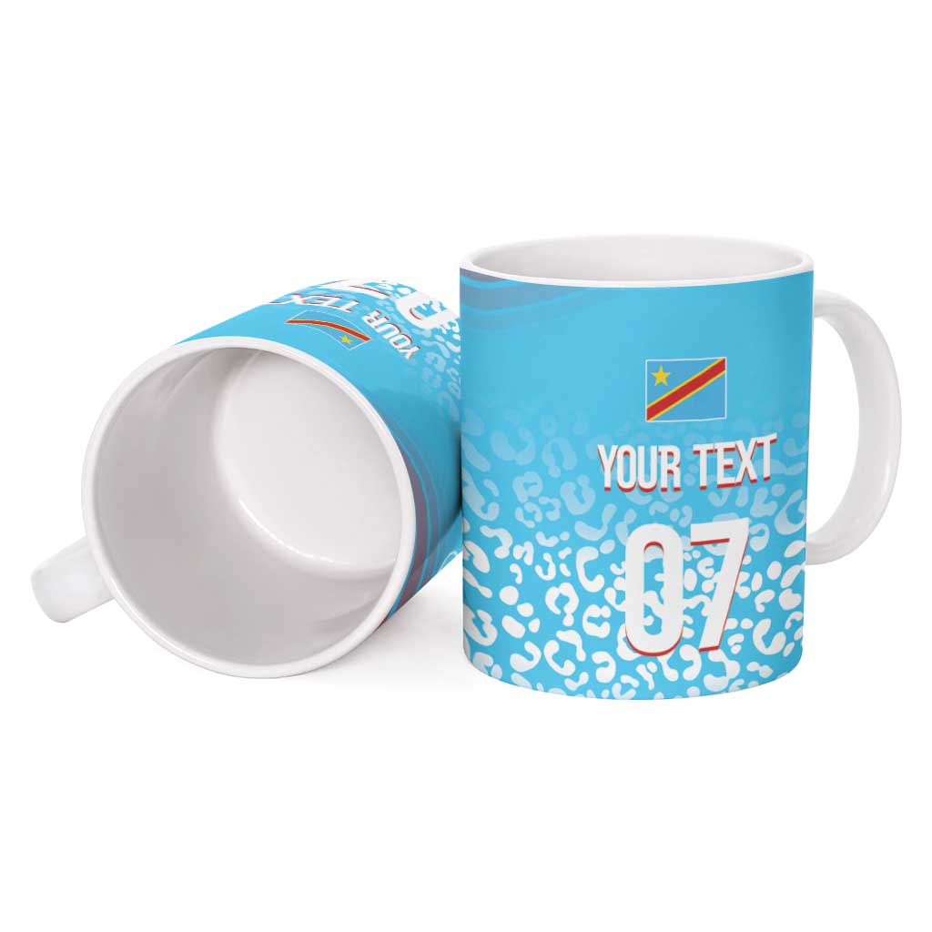 DR Congo WC2026 Custom Guernsey Leopard Inspired Ceramic Mug