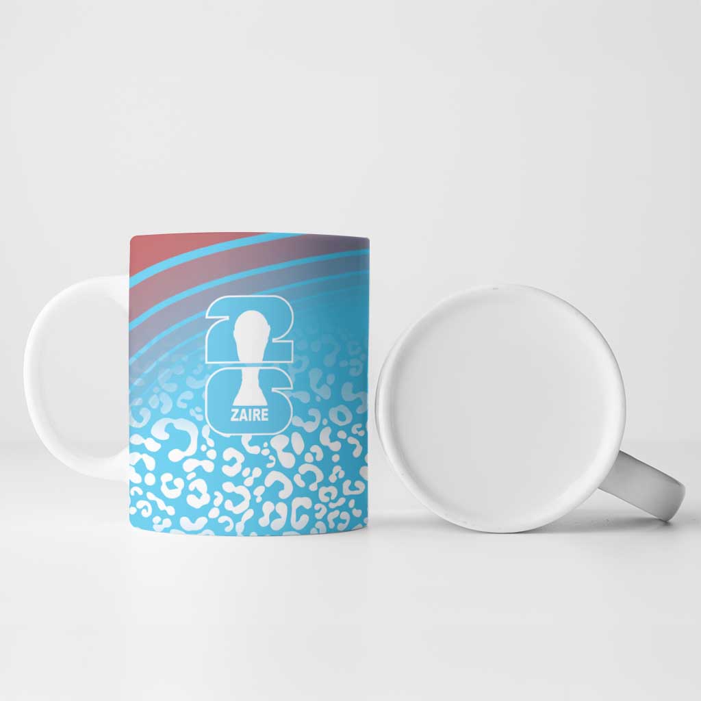 DR Congo WC2026 Custom Guernsey Leopard Inspired Ceramic Mug
