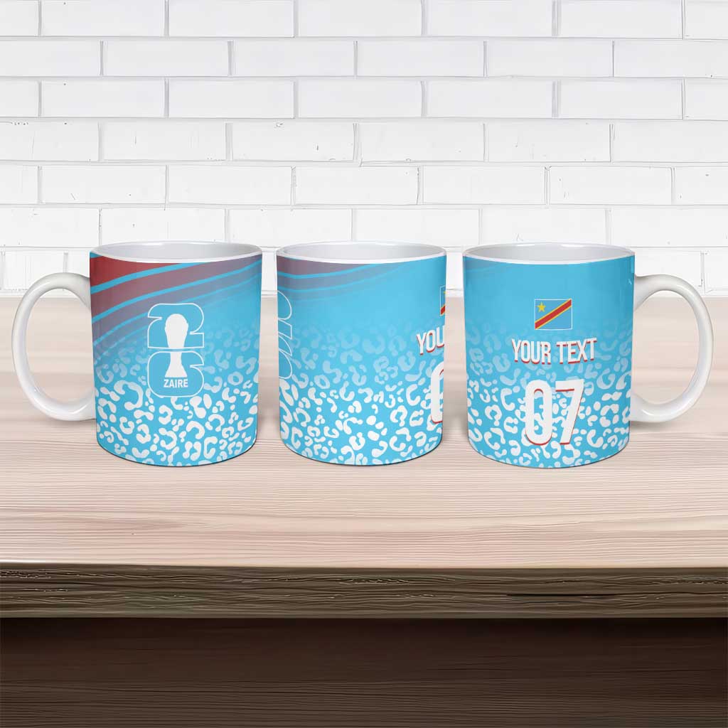 DR Congo WC2026 Custom Guernsey Leopard Inspired Ceramic Mug