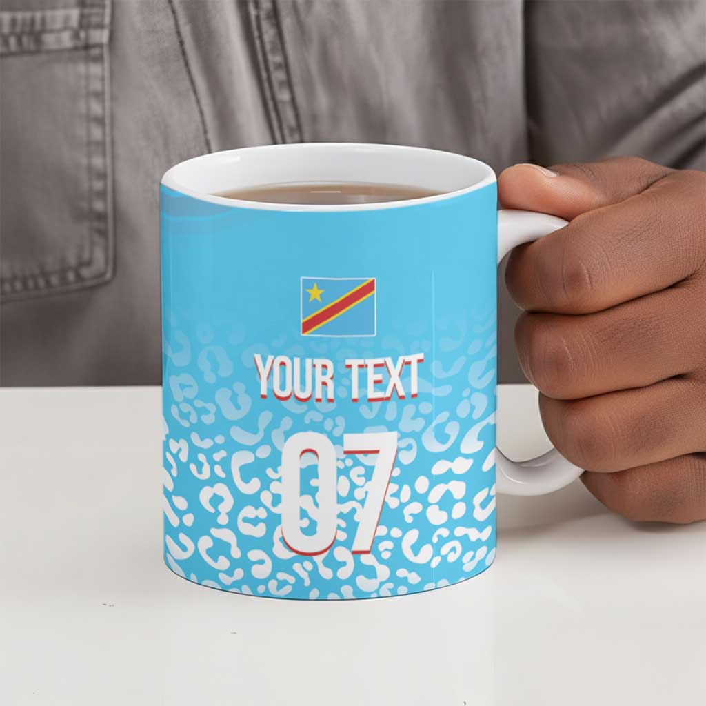 DR Congo WC2026 Custom Guernsey Leopard Inspired Ceramic Mug