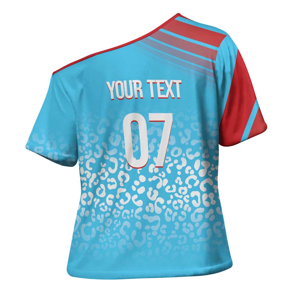 DR Congo WC2026 Custom Guernsey Leopard Inspired Cross Shoulder Shirt