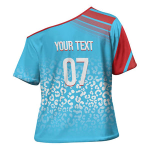 DR Congo WC2026 Custom Guernsey Leopard Inspired Cross Shoulder Shirt