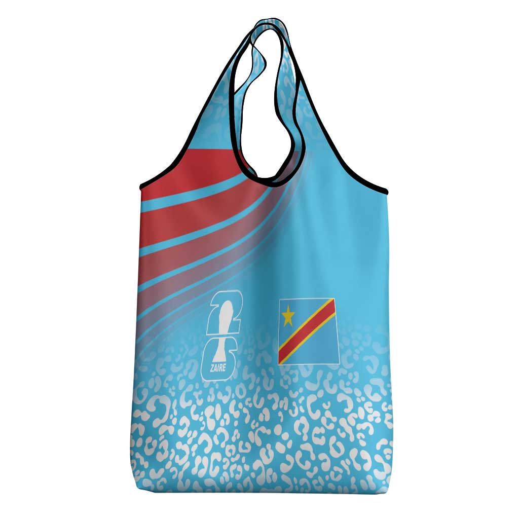 DR Congo WC2026 Guernsey Leopard Inspired Grocery Bag