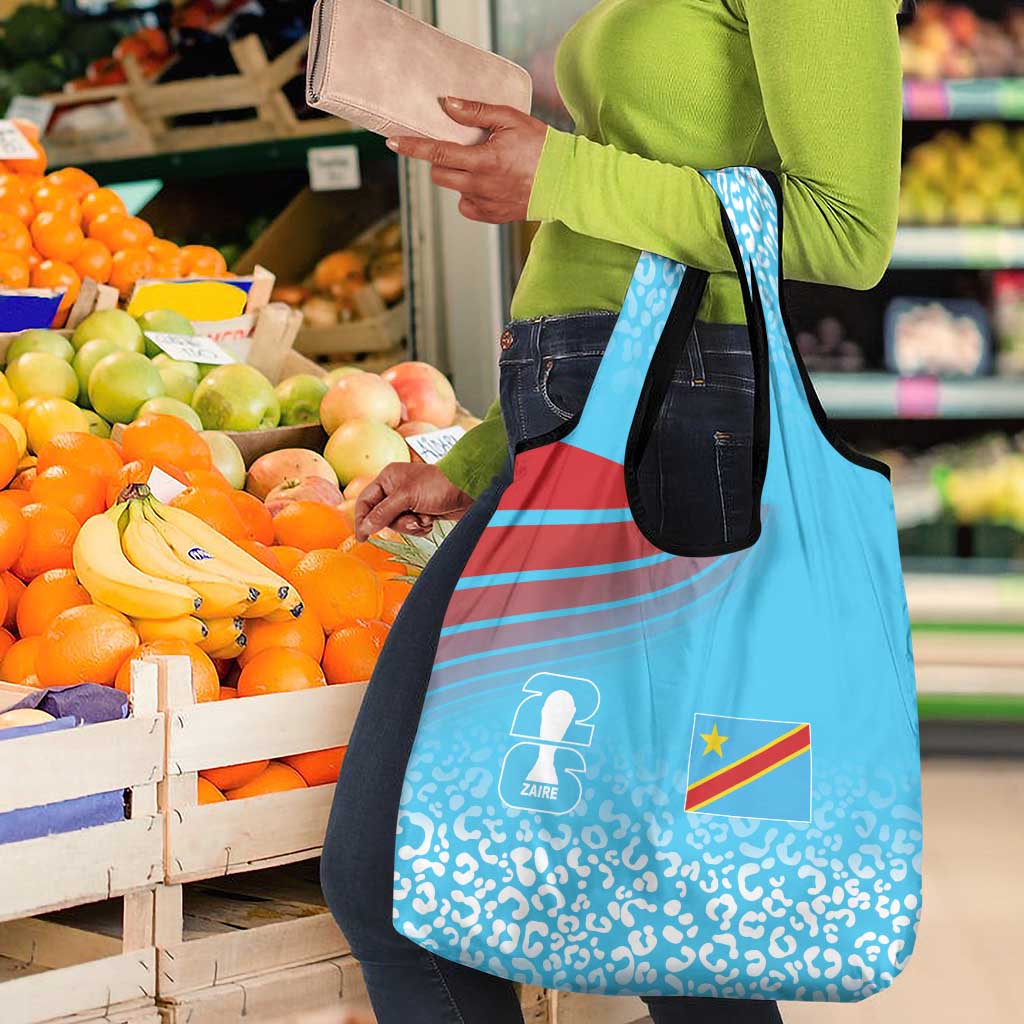 DR Congo WC2026 Guernsey Leopard Inspired Grocery Bag