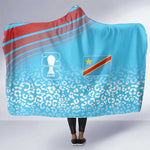 DR Congo WC2026 Guernsey Leopard Inspired Hooded Blanket