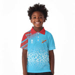 DR Congo WC2026 Custom Guernsey Leopard Inspired Kid Polo Shirt