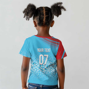 DR Congo WC2026 Custom Guernsey Leopard Inspired Kid T shirt