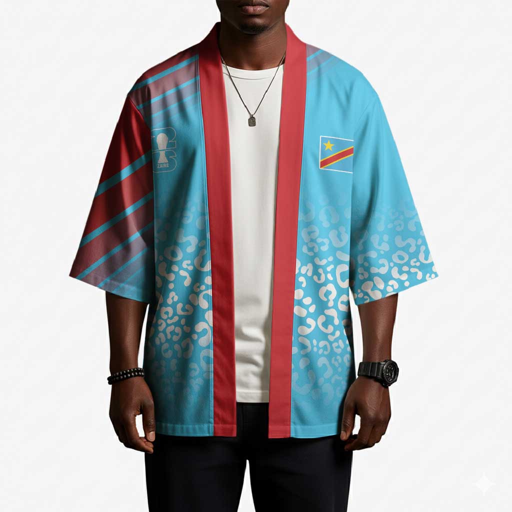 DR Congo WC2026 Custom Guernsey Leopard Inspired Kimono