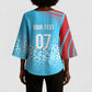 DR Congo WC2026 Custom Guernsey Leopard Inspired Kimono Sleeve Blouse