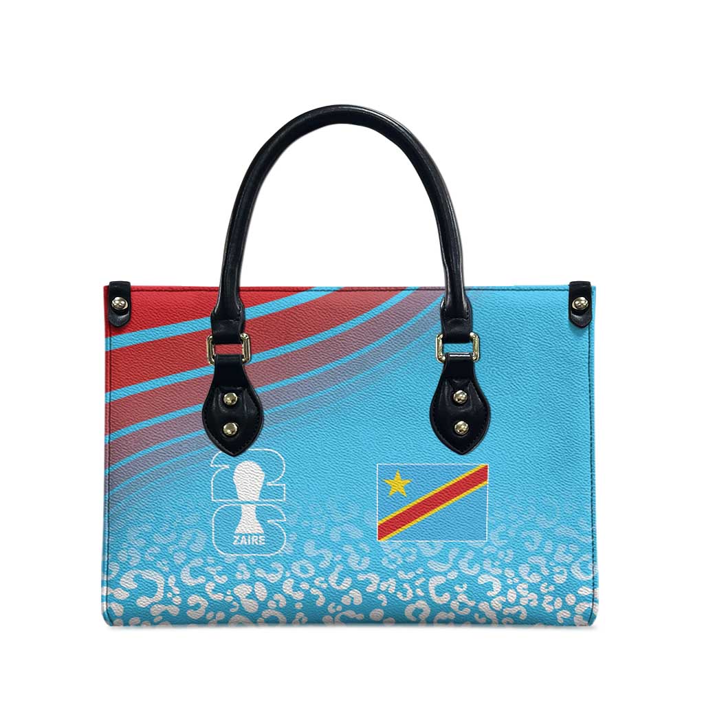 DR Congo WC2026 Guernsey Leopard Inspired Leather Bag