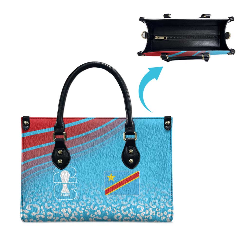 DR Congo WC2026 Guernsey Leopard Inspired Leather Bag