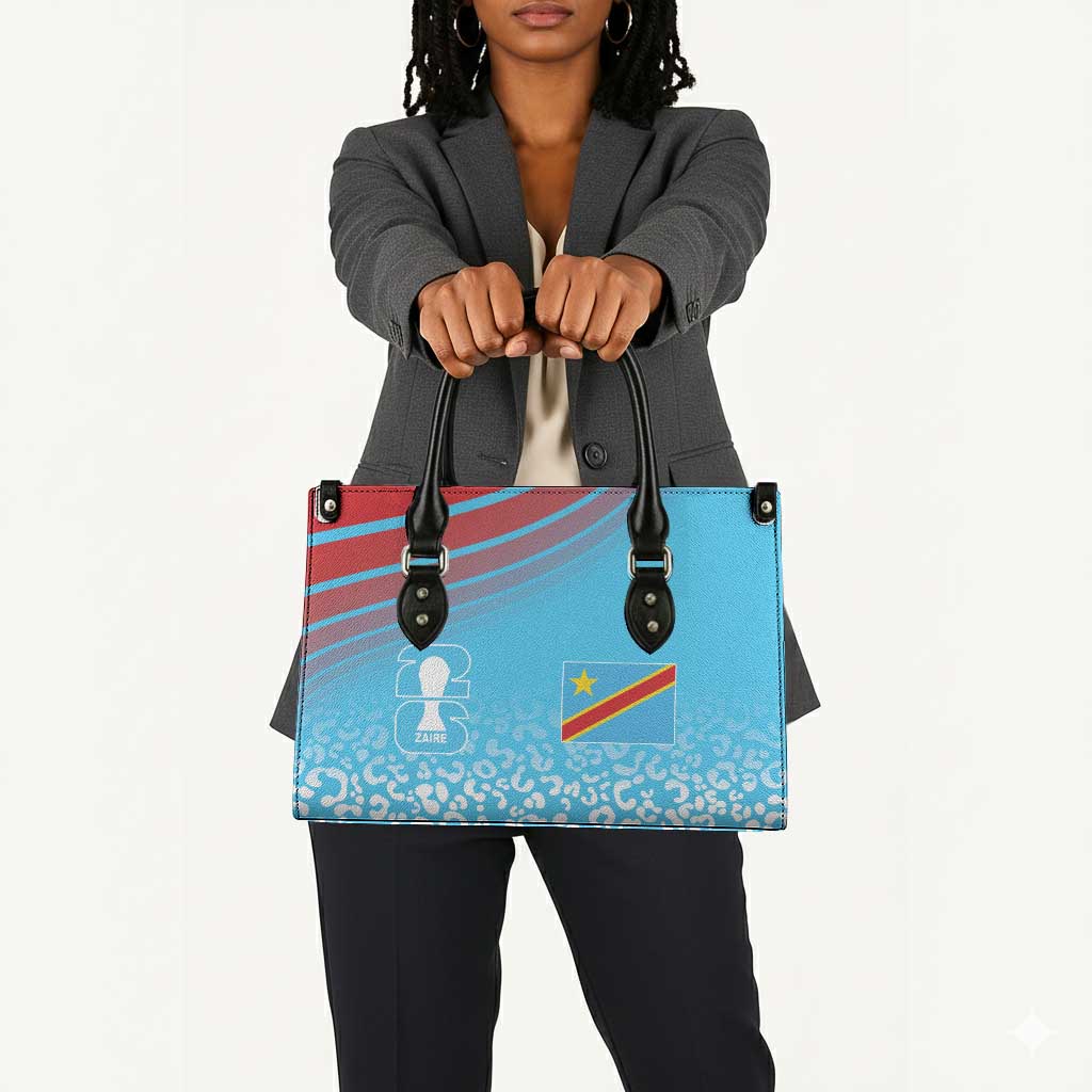DR Congo WC2026 Guernsey Leopard Inspired Leather Bag