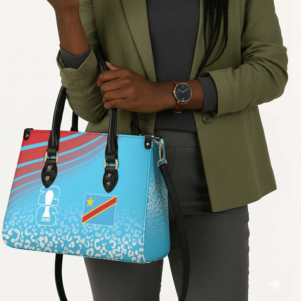 DR Congo WC2026 Guernsey Leopard Inspired Leather Bag