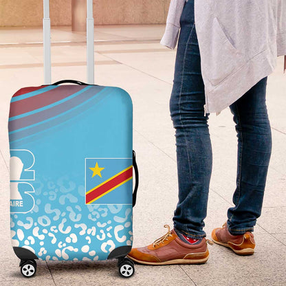 DR Congo WC2026 Guernsey Leopard Inspired Luggage Cover