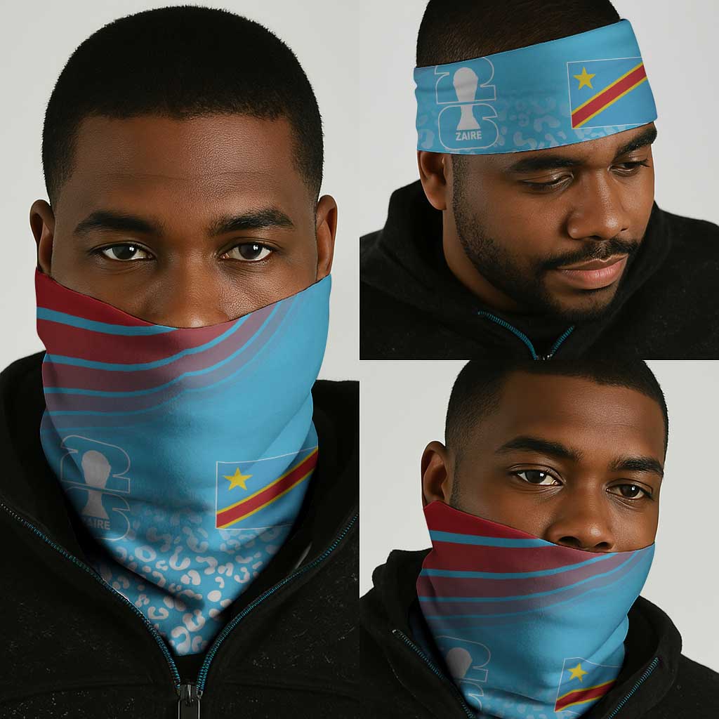 DR Congo WC2026 Guernsey Leopard Inspired Neck Gaiter