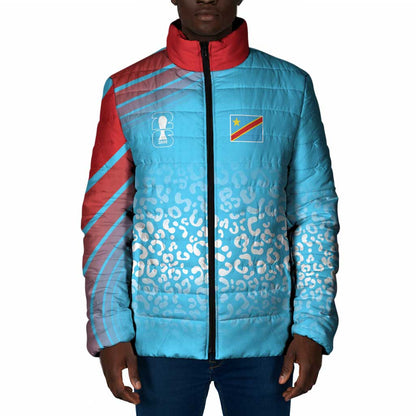 DR Congo WC2026 Custom Guernsey Leopard Inspired Padded Jacket